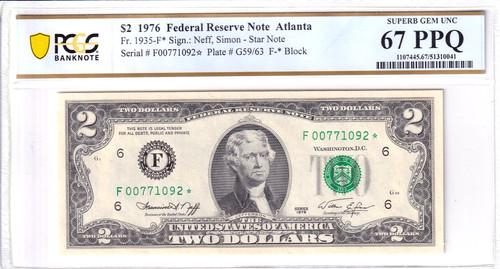 1976 frn atlanta star - 1976, $2