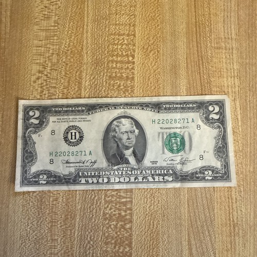 1976 series two dollar - $2,
